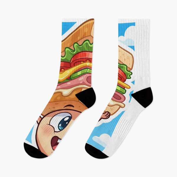 Item preview, Playful Sandwich Character – Cartoon Illustration designed and sold by DkPINTEREST.