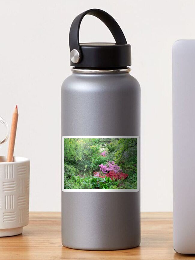 Thumbnail 1 of 3, Sticker, River of Flowers designed and sold by SiobhanFraser.