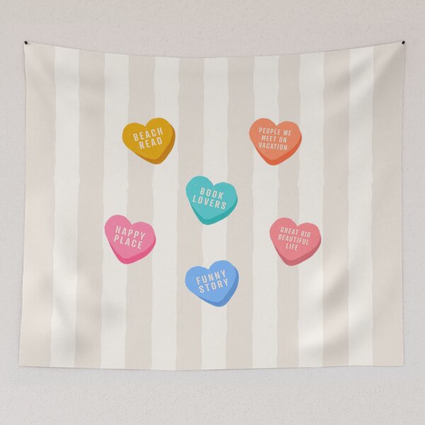 Item preview, Emily Henry conversation candy hearts designed and sold by Raya Z.