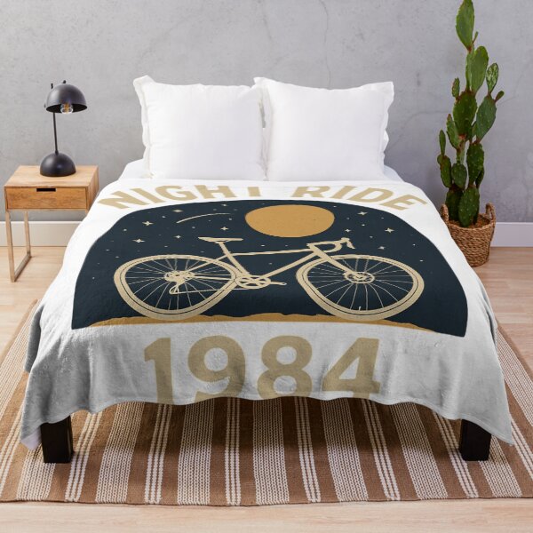 Item preview, Night Ride 1984 Starry Cycling Design designed and sold by Qbi Cycle & Co. – Cycling Apparel & Accessories.