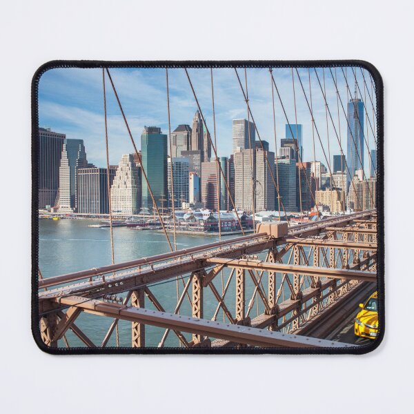 Item preview, Cab on Brooklyn Bridge designed and sold by assaf.
