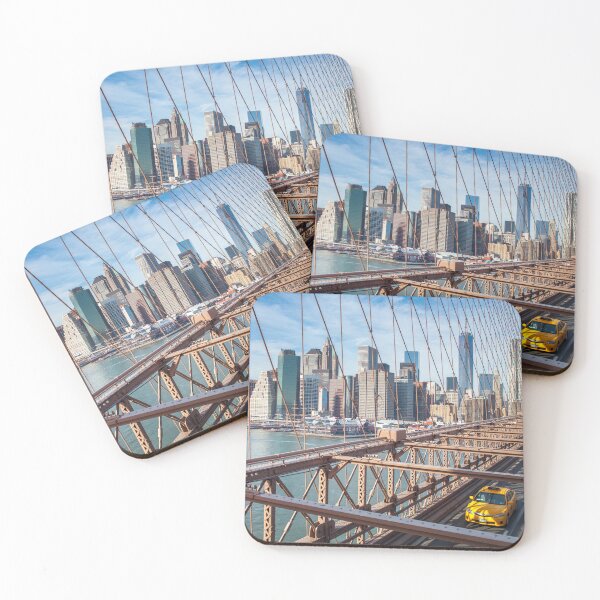 Item preview, Cab on Brooklyn Bridge designed and sold by assaf.