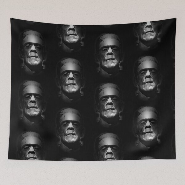 Item preview, Frankenstein Monster Boris Karloff Face designed and sold by MindyEigenheer.