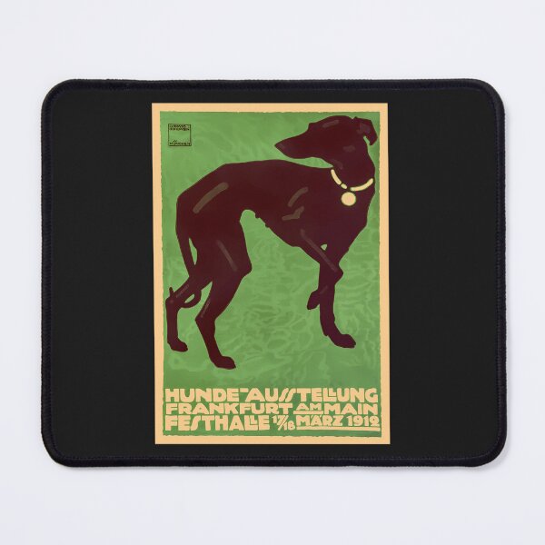Item preview, 1912-Ludwig-Hohlwein-Whippet-Dog-Show-Poster designed and sold by JulesKingd.