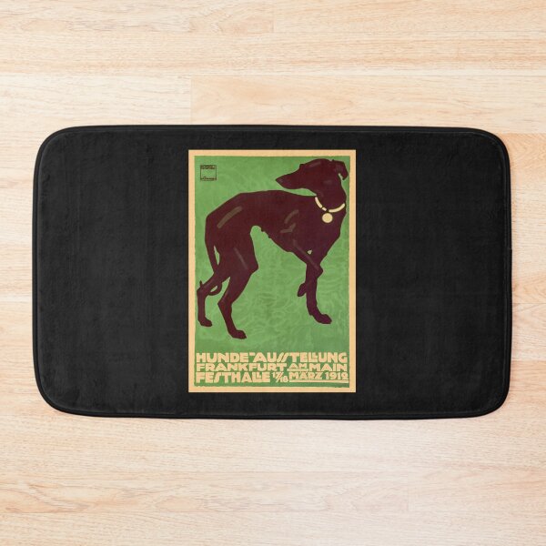 Item preview, 1912-Ludwig-Hohlwein-Whippet-Dog-Show-Poster designed and sold by JulesKingd.