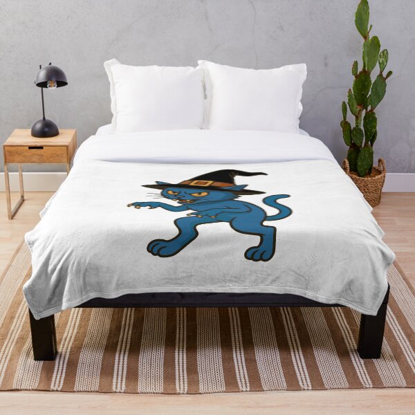 Aperçu de l'œuvre Dessin animé du chat sorcier bleu créée et vendue par DKunic.