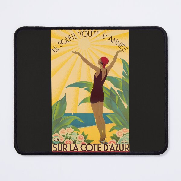 Item preview, 1931-Sur-La-Cote-D'azur-France-Travel-Poster designed and sold by LouSenger.