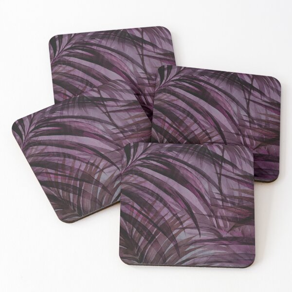 Item preview, Lush Mauve Tropical Palm Grove designed and sold by artsandsoul.