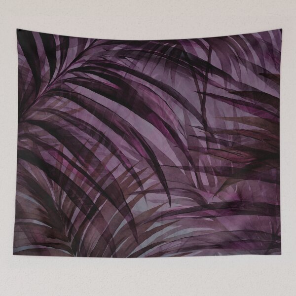 Item preview, Lush Mauve Tropical Palm Grove designed and sold by artsandsoul.