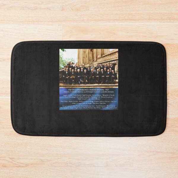 Item preview, 1927-Solvay-Conference-(Lisa-Wave-Bg)-Posters-Prints designed and sold by LouSenger.