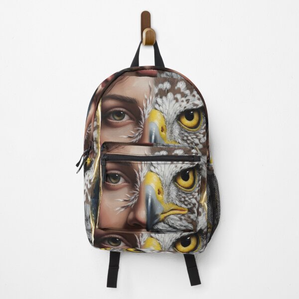Item preview, Half a woman's face and the other half a falcon, representing strength, wisdom and accurate aim. designed and sold by jotcar.