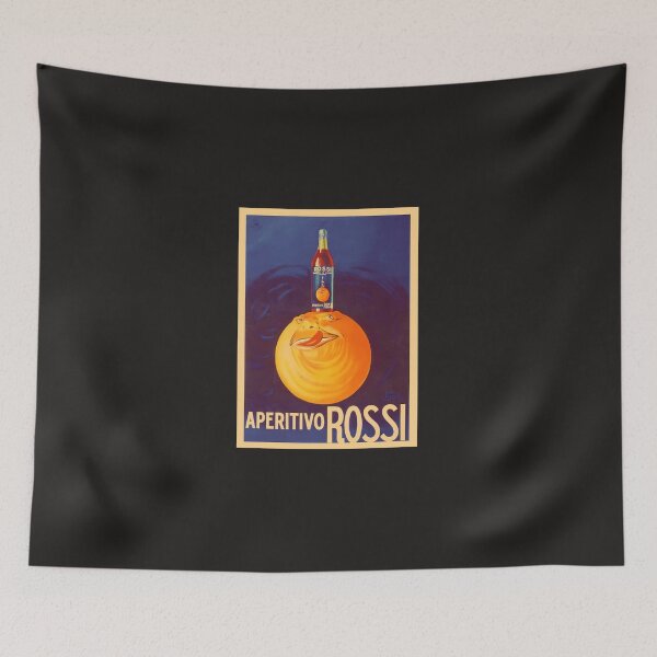 Item preview, 1930'S-Vintage-Blue-Aperitivo-Rossi-Aperitif-Alcoholic-Beverages-Advertising-Poster designed and sold by LouSenger.