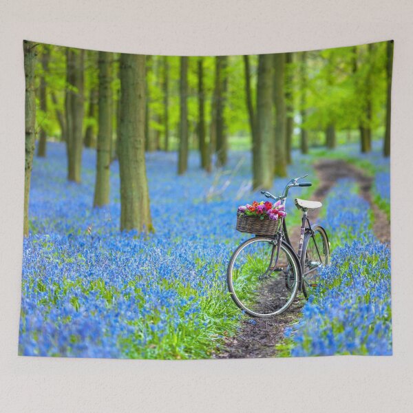 Item preview, Bicycle in spring forest designed and sold by assaf.