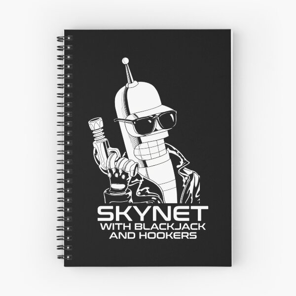 Artikelvorschau, Skynet mit Nutten und Blackjack entworfen und verkauft von angiebeeler.