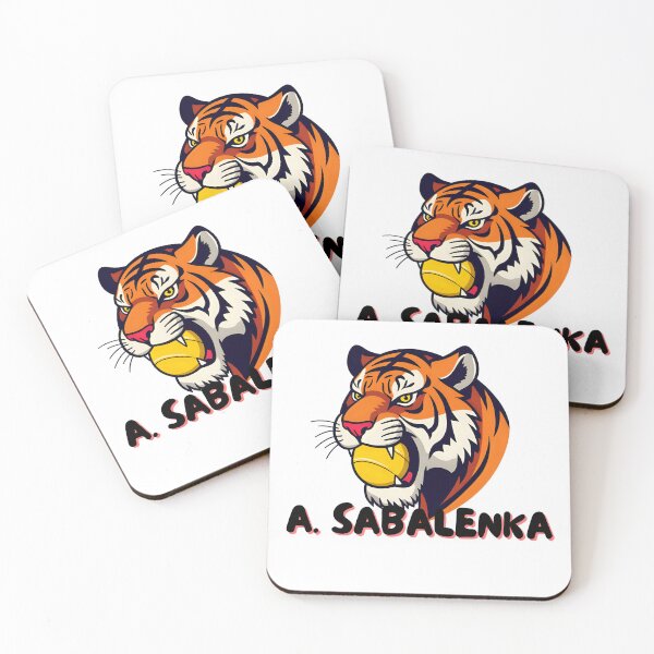 Item preview, Aryna Tiger and tennis ball designed and sold by AissTee.