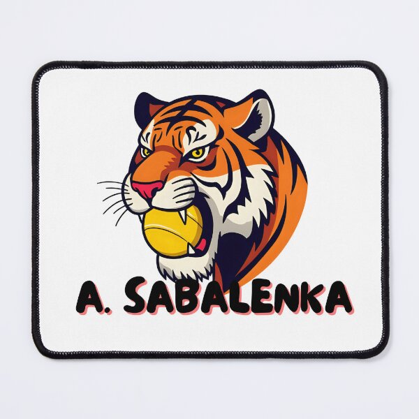 Item preview, Aryna Tiger and tennis ball designed and sold by AissTee.