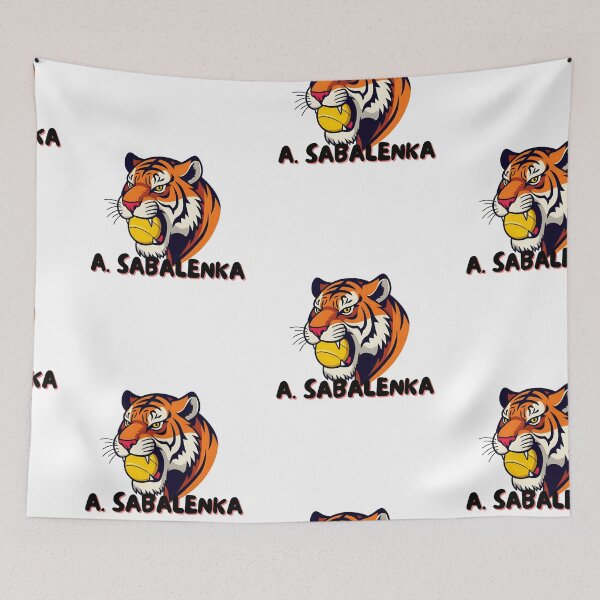 Item preview, Aryna Tiger and tennis ball designed and sold by AissTee.