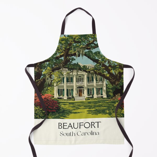 Item preview, Beaufort South Carolina Vintage Travel Art | Lowcountry Antebellum Home designed and sold by TuncGK.