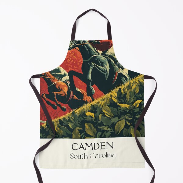 Item preview, Camden South Carolina Vintage Travel Art | Steeplechase Horse Racing Design designed and sold by TuncGK.
