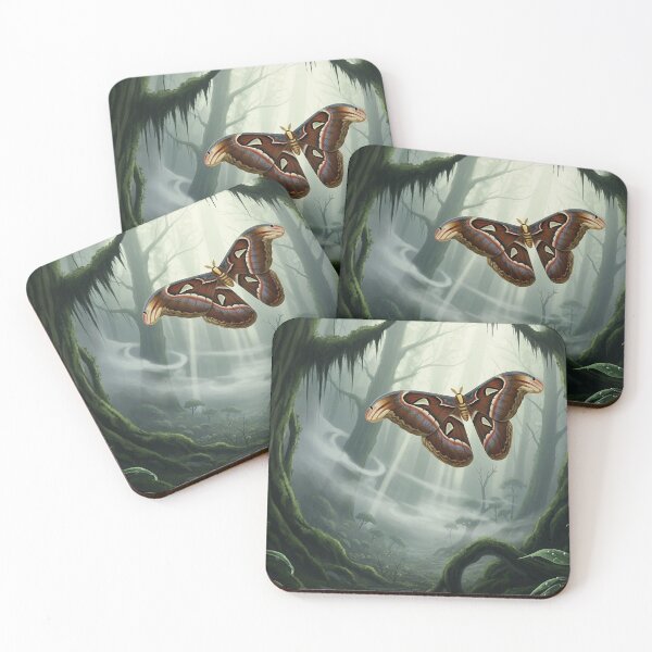 Item preview, Majestic Atlas Moth – Nature Illustration designed and sold by DkPINTEREST.
