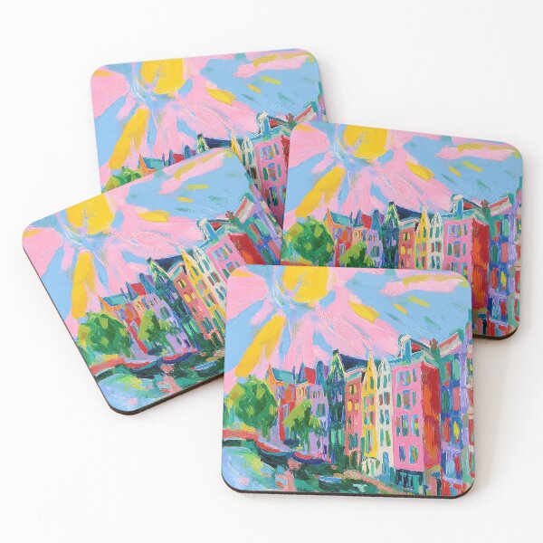 Item preview, Amsterdam Abstract Van Gogh Style designed and sold by ArtHouseNiklas.