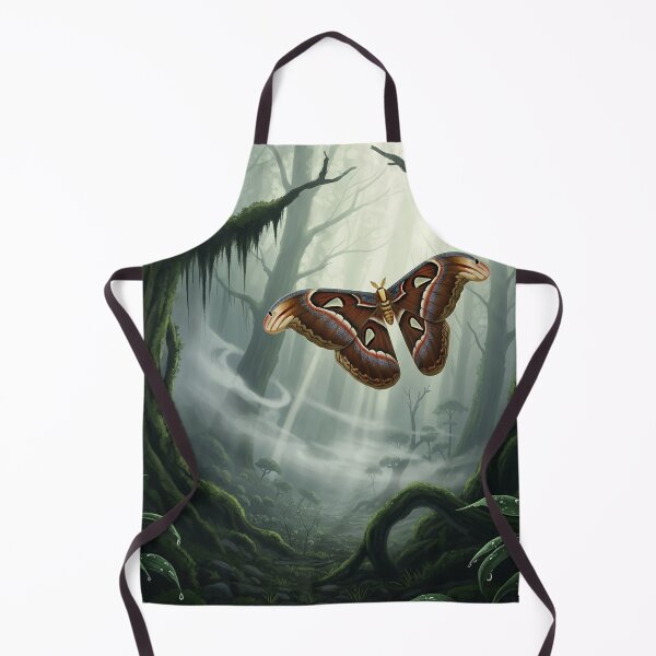 Item preview, Majestic Atlas Moth – Nature Illustration designed and sold by DkPINTEREST.