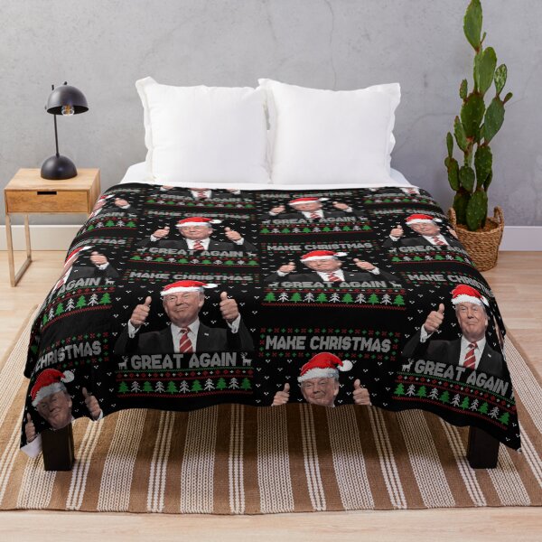 Item preview, Funny Trump Make Christmas Great Again Ugly Sweater Xmas T Shirt designed and sold by JoshuaWolfgang.