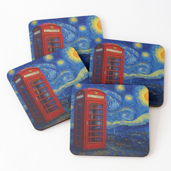 Item preview, Telephone Booth – Starry Night designed and sold by Myra365Art.