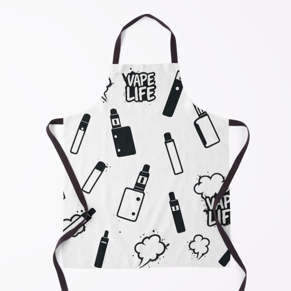 Item preview, Vape Life Graffiti Pattern – Black and White Streetwear Design designed and sold by House of Taste Designs.