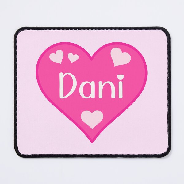 Item preview, Dani Name Pink Heart  designed and sold by Jeallan Designs.