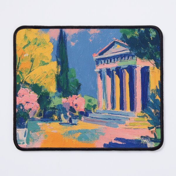 Item preview, Greek Temple Matisse Style designed and sold by ArtHouseNiklas.
