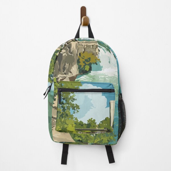 Item preview, Greenville South Carolina Retro Travel Art | Falls Park on the Reedy Design designed and sold by TuncGK.
