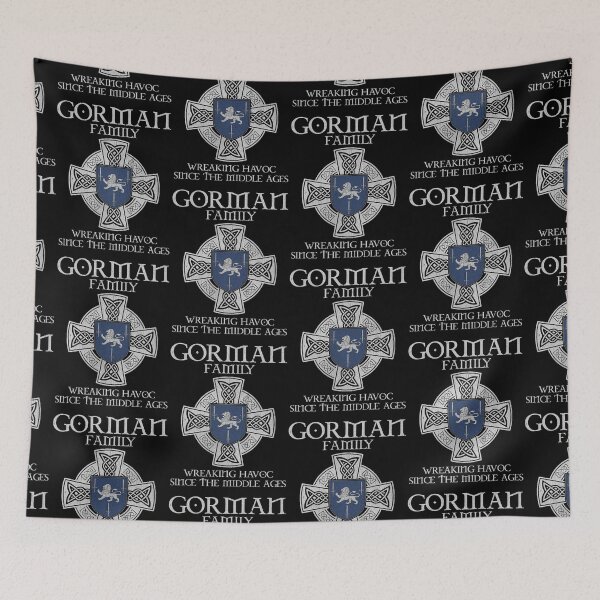 Item preview, Gorman Family Crest  Medieval Heritage Emblem For Ancestry Lovers  Vintage Style Fans designed and sold by JoshuaWolfgang.