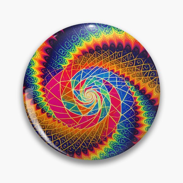 Item preview, Geometric Organic Fractal,  Rainbow Spiral Textures (image size 6656x9984) designed and sold by Digital-Davinci.