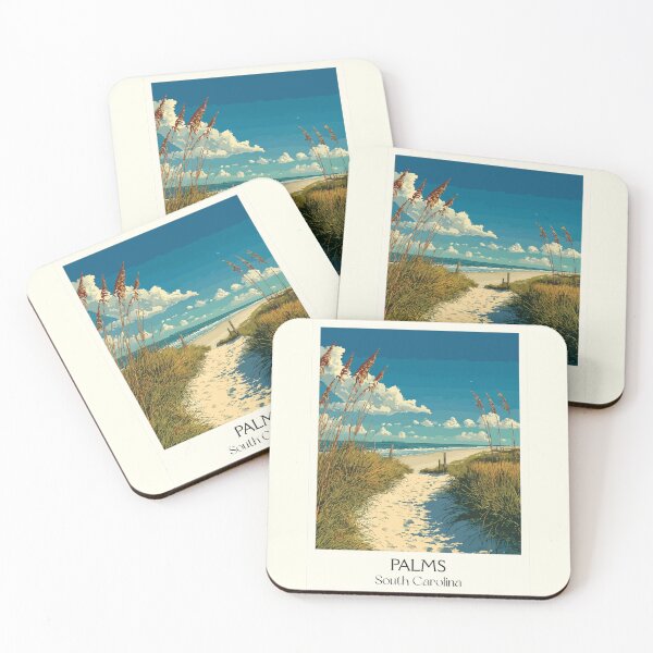 Item preview, Isle of Palms South Carolina Vintage Art | Beach House & Ocean View designed and sold by TuncGK.