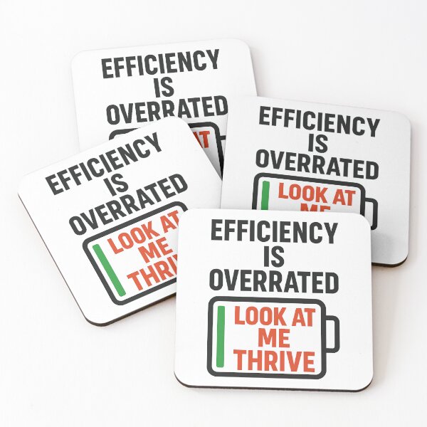 Item preview, Funny Low Battery Efficiency Joke Design designed and sold by TeeTimeTreasure.
