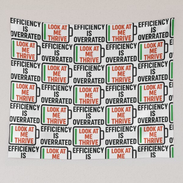 Item preview, Funny Low Battery Efficiency Joke Design designed and sold by TeeTimeTreasure.