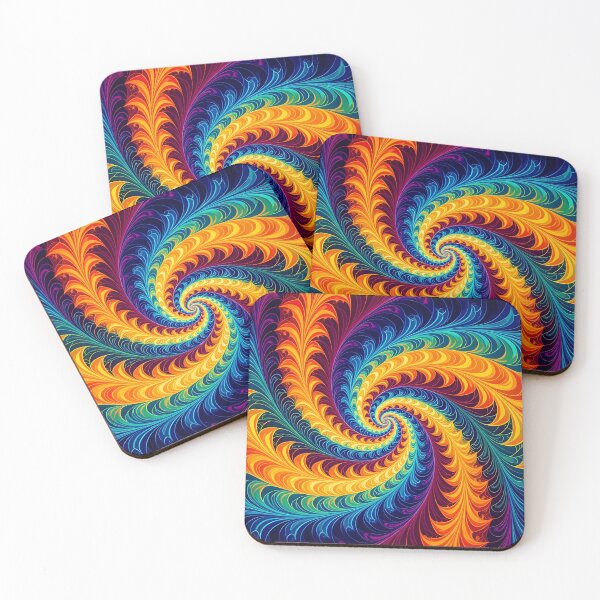 Item preview, Feathers Fractals Rainbow Spiral Textures (image size 6656x9984) designed and sold by Digital-Davinci.
