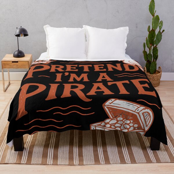 Item preview, Pretend I'm A Pirate Vintage Halloween Costume Shirt - Funny Lazy Halloween Costume Classic T-Shirt designed and sold by Feline Rockstars.