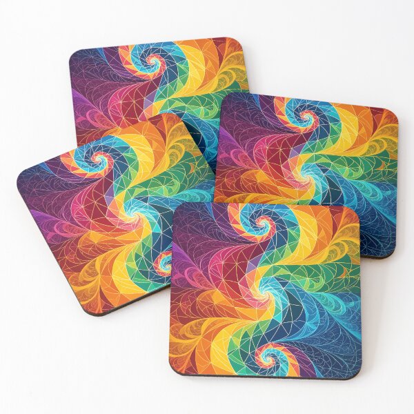 Item preview, Seahorse Binary Fractals Rainbow Spiral Textures (image size 6656x9984) designed and sold by Digital-Davinci.