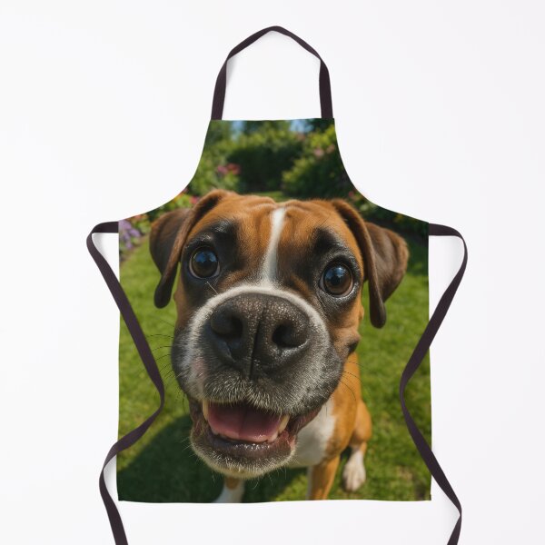 Item preview, Funny Boxer Dog Fisheye Close-Up Portrait designed and sold by Flying Doggo.