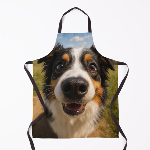 Item preview, Playful Australian Shepherd Fisheye Dog Portrait designed and sold by Flying Doggo.