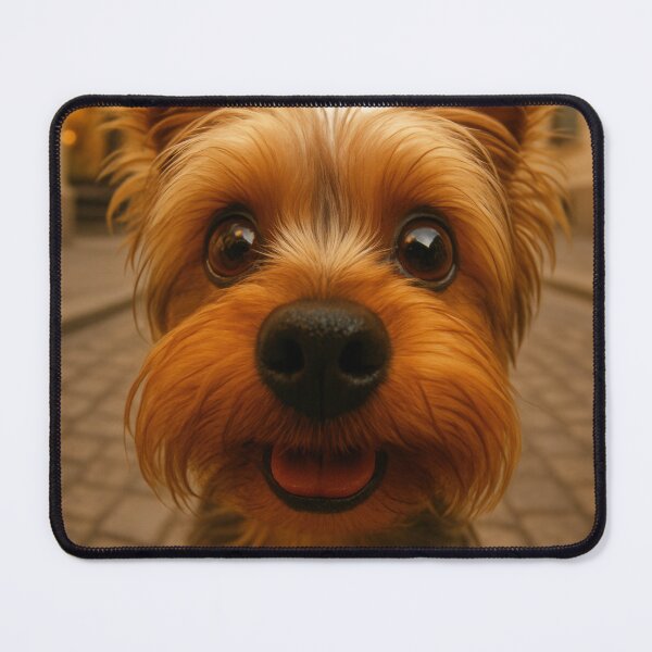 Item preview, Funny Yorkshire Terrier Fisheye Dog Portrait designed and sold by Flying Doggo.