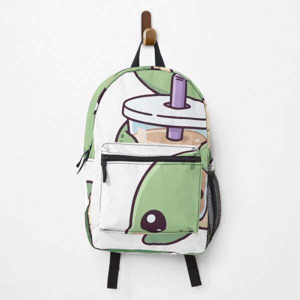 Item preview, Cute Green Turtle Bubble Tea – Kawaii Turtle Drinking Boba designed and sold by JalalMsd.