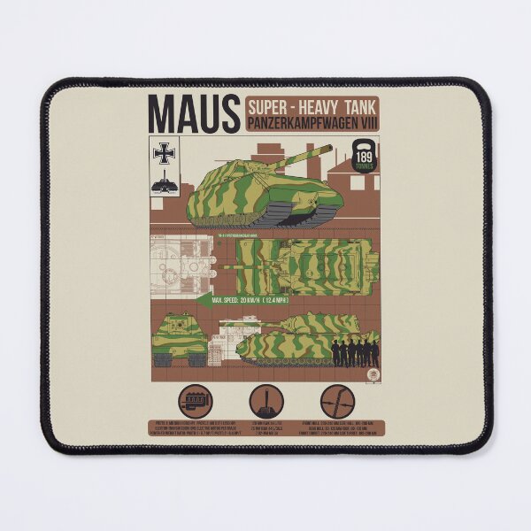 Item preview, For the Maus tank enthusiast! Detailed blueprint and technical specs. designed and sold by FAawRay.