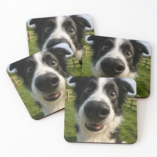 Item preview, Funny Border Collie Fisheye Dog Portrait designed and sold by Flying Doggo.