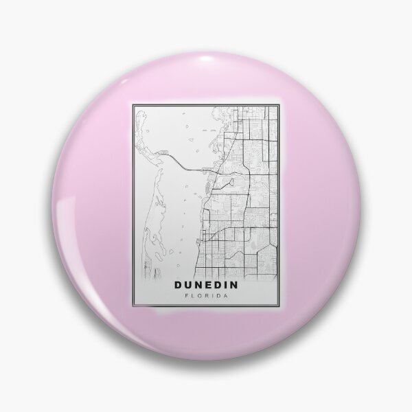 Item preview, Minimalist Dunedin Map designed and sold by Tamas Das.