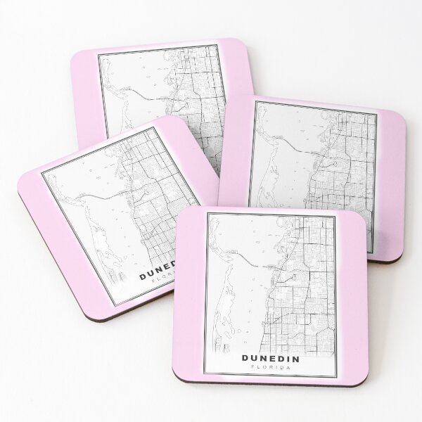 Item preview, Minimalist Dunedin Map designed and sold by Tamas Das.