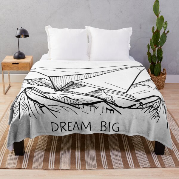 Item preview, Minimalist Paper Plane Line Art with “Dream Big” Quote designed and sold by HAFIZ-DP.