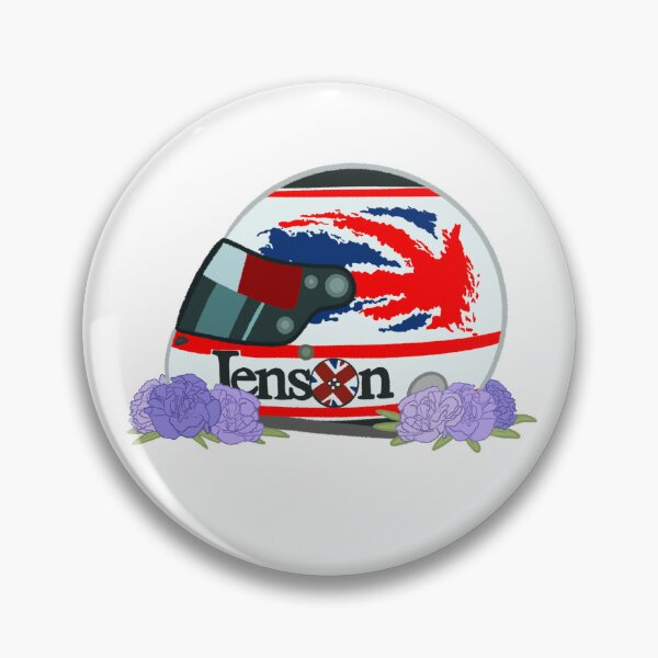 Item preview, Jenson Button 2008 Silverstone Helmet With Flowers  designed and sold by OriDraws.